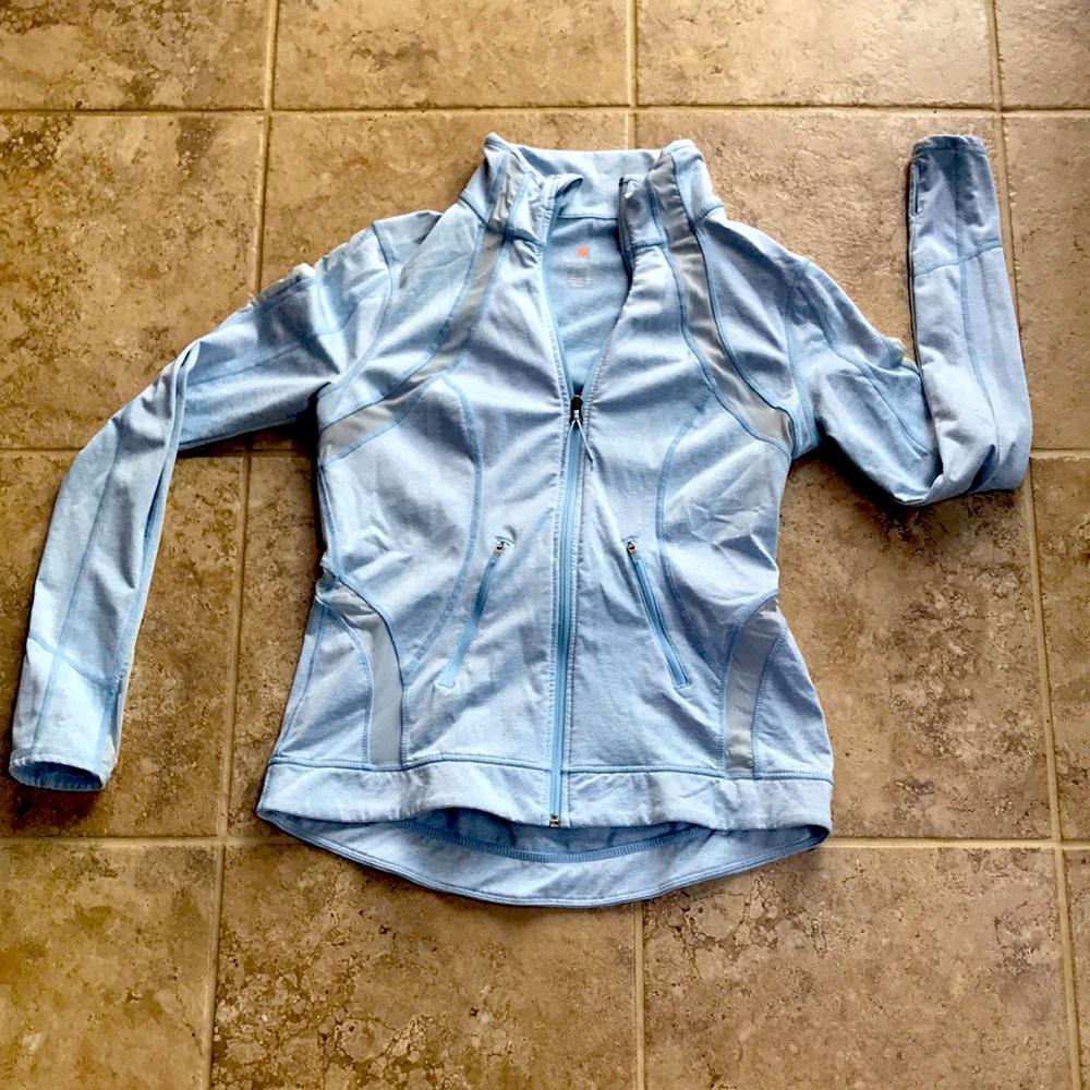 Track jacket with sexy mesh detailing and thumb holes